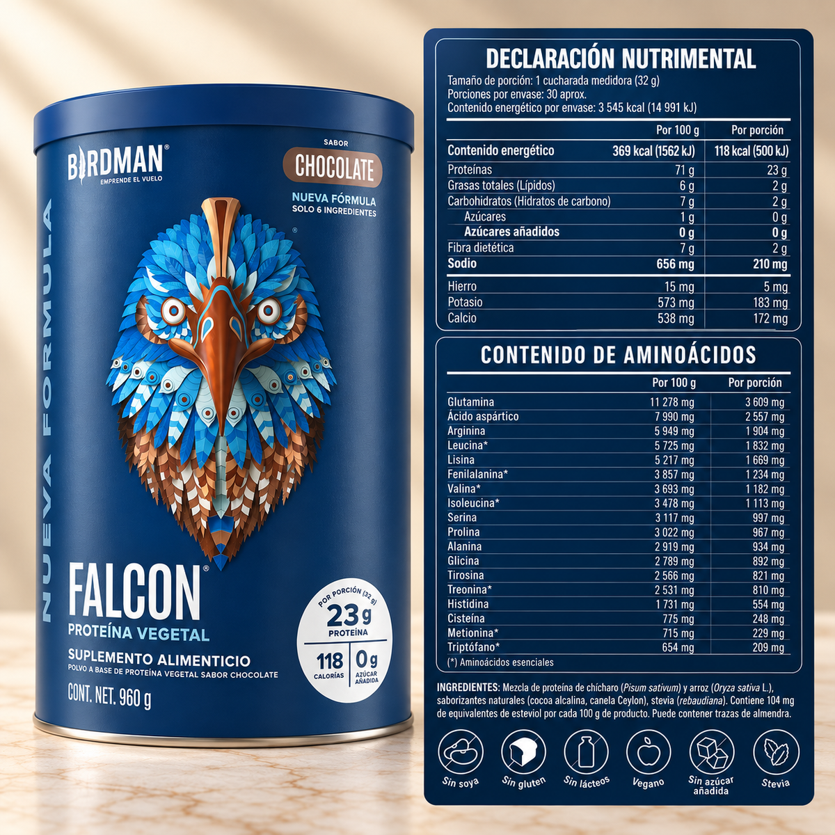 BIRDMAN FALCON 960 GRS CHOCOLATE