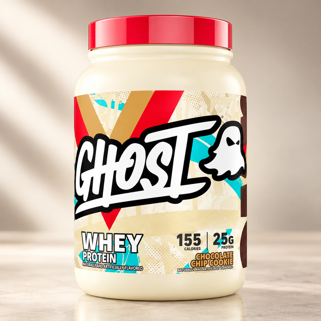 Proteina Ghost Whey sabor Chocolate chip cookie 2lb